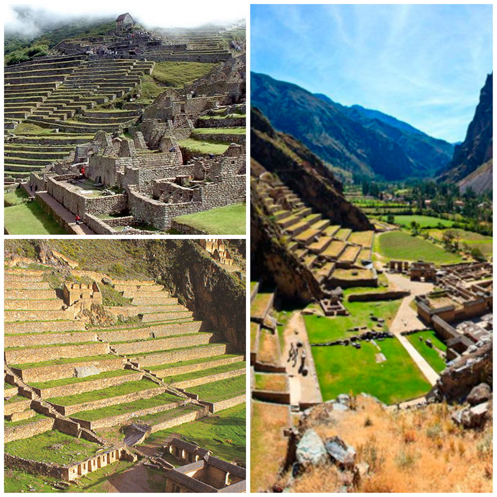 Terrazas de cultivo en Ollantaytambo